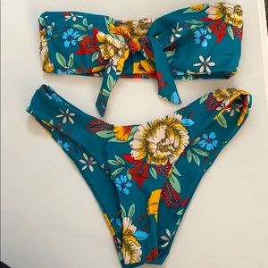 Zaful flower bikini